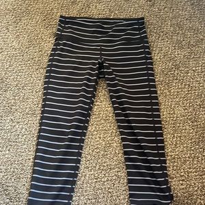 Athleta Striped Sport Leggings